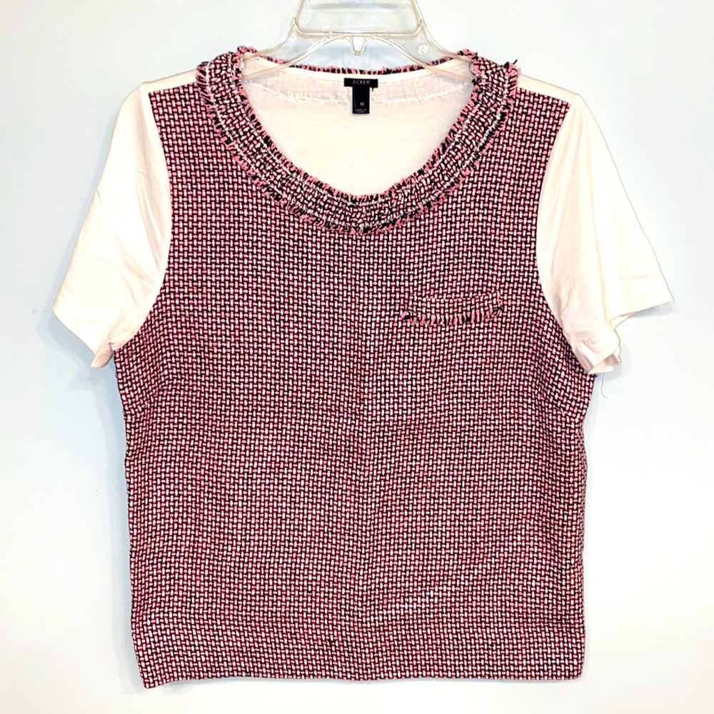 J Crew dress t-shirt with front pocket worn once great condition size Medium